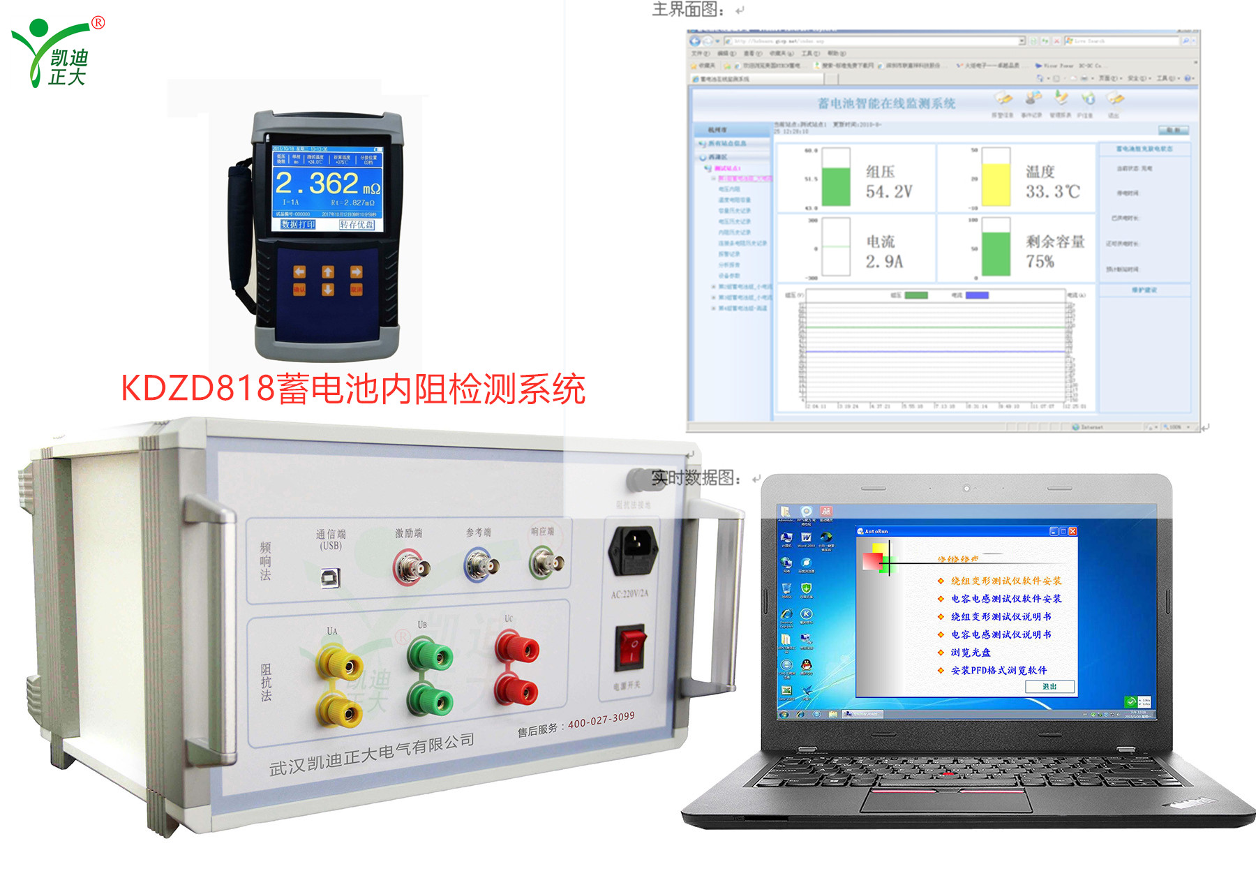 KDZD818蓄電池內阻檢測系統有什么特點？